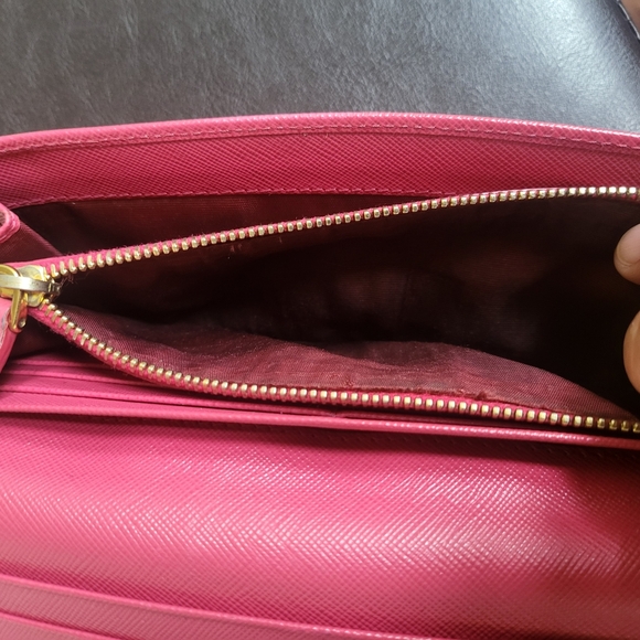 Prada Saffiano Continental Flap Long Wallet - Picture 8 of 11